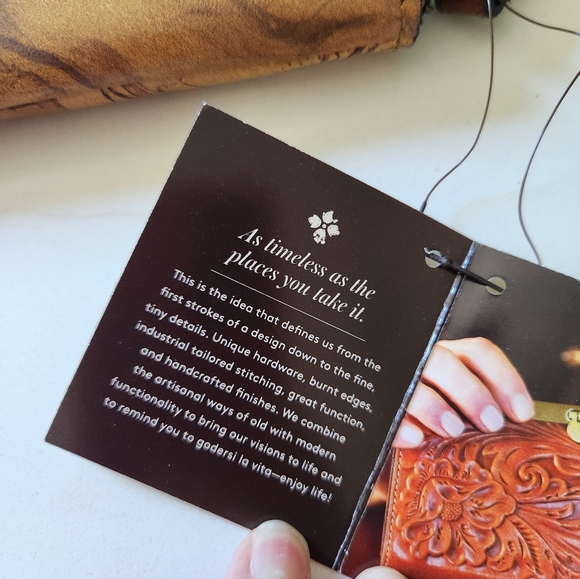 Patricia Nash Leather Wristlet - Picture 4 of 8